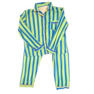 Vibrant Zigzag Pajama Set XXL Lounge in Style